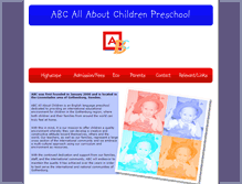 Tablet Screenshot of abcallaboutchildren.com